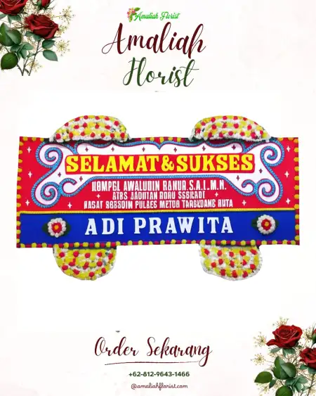 Papan Bunga Ucapan Selamat Jogomertan